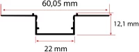 22 mm Trimless LED Profil - Görsel 2
